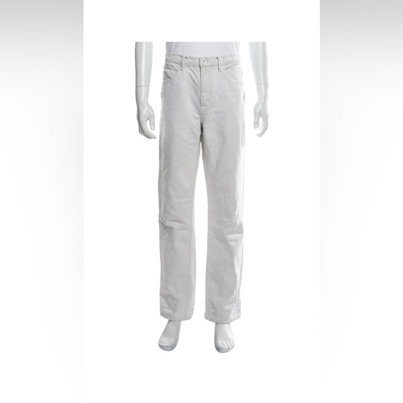 Helmut Lang Distressed Grey Bootcut Jeans US 31 - Picture 1 of 4